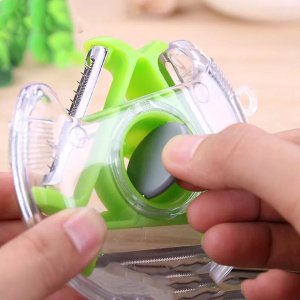 ROUND PLANER PEELER AND CUTTER VEGETABLE SLICER KITCHEN TOOL.