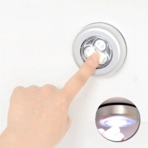 LED CORDLESS STICK TAP WARDROBE TOUCH LIGHT LAMP 1 PC