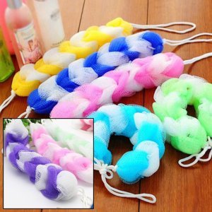 HANGING BATH SHOWER LONG LOOFAH SPONGE