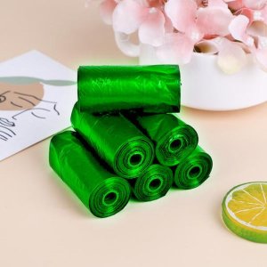 100% Recyclable Bio Degradable Eco Friendly Garbage Bags Rolls 19" X 21" - 30 Bags