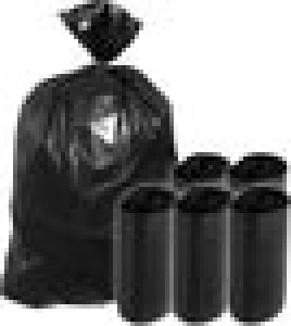 19" X 21"  BLACK BIODEGRADABLE GARBAGE BAG ROLLS  ENVIRONMENTFRIENDLY