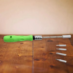 MINI SCREWDRIVER BITS SET WITH MAGNETIC FLEXIBLE EXTENSION ROD  30 PIECES