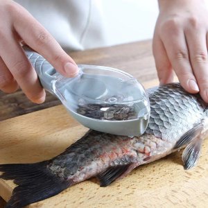 Fish Scale Scraper and Skin Peeler Tool