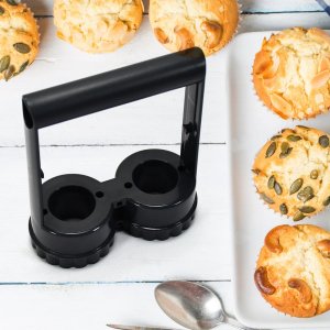 Edge Shape Cookie Cutter with Plastic Handle: Perfect Cake Decoration Tool