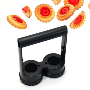 Edge Shape Cookie Cutter with Plastic Handle: Perfect Cake Decoration Tool