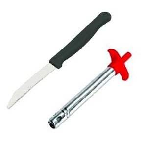 2in1 Stainless Steel Electronic Gas Lighter and Knife: A Handy Kitchen Tool