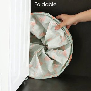 Foldable Laundry Storage Bag with Handles for Clothes Toys and Dirty Laundry pack of 1