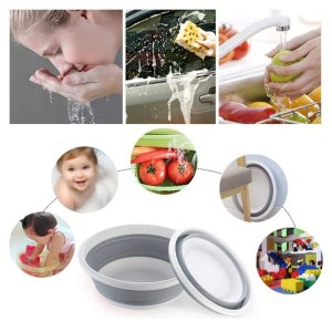 TravelFriendly Folding Water Basin  Lightweight and Portable for Clothes and Vegetable Washing