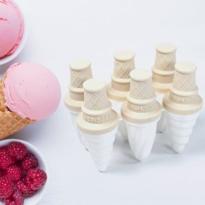 SET OF 6 ICE CANDY MAKERS AND ICE CREAM MOLDS  PERFECT FOR RESTAURANTS AND ICE CREAM PARLORS.