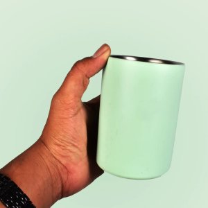 304 Stainless Steel Lidless Vacuum Glass Water Cup for Home and Office Featuring AntiScald Design  Ideal Drink Mug