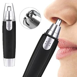 6003 SHARP NEW EAR AND NOSE HAIR TRIMMER PROFESSIONAL HEAVY DUTY STEEL NOSE CLIPPER BATTERYOPERATED