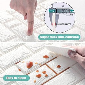 3D Foam Wallpaper Sticker Panels for Living Room Bedroom Furniture and Doors  Ceiling Wallpaper in Size 73x70 cm 1pc