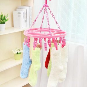 Clothes Hanging Clips for Drying on Hangers