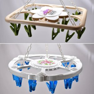 Clothes Hanging Clips for Drying on Hangers