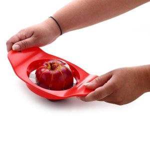 APPLE CUTTER WITH PLASTIC AND STAINLESS STEEL BLADES COLOURS MAY VARY