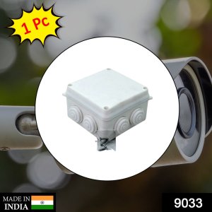 SQUARE FANCY BOX FOR CCTV USED FOR STORING CCTV CAMERAS AND ALL WHICH HELPS IT FROM BEING COMES IN CONTACT WITH DAMAGES.