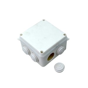 SQUARE FANCY BOX FOR CCTV USED FOR STORING CCTV CAMERAS AND ALL WHICH HELPS IT FROM BEING COMES IN CONTACT WITH DAMAGES.