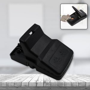 MOUSE CATCHER TRAP CAGE WITH MOUSE FIGURE FOR HOME KITCHEN ROOM OFFICE INDOOR OUTDOOR MICE PEST CONTROL REUSABLE 1 PC