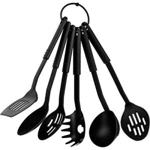 SET OF 6 HEATRESISTANT NONSTICK SPOON TOOLS