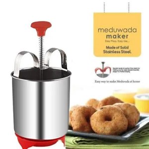 STAINLESS STEEL MEDU VADA MAKER FOR DELICIOUS SOUTH INDIAN TREATS