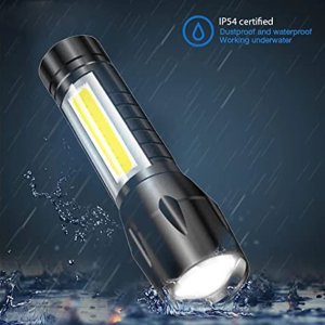 Compact Rechargeable LED Torch Your GoTo LongRange Flashlight for Emergencies