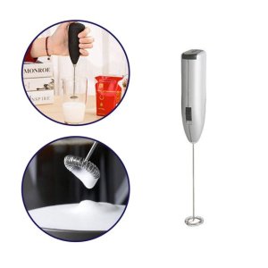 ELECTRIC HANDHELD MILK FROTHER AND MIXER FOR LATTE COFFEE AND HOT MILK
