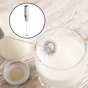 ELECTRIC HANDHELD MILK FROTHER AND MIXER FOR LATTE COFFEE AND HOT MILK