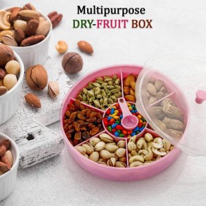 VERSATILE DRYFRUIT AND SPICE STORAGE BOX WITH SINGLE SPOON