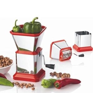 STAINLESS STEEL VEGETABLE CHOPPER  IDEAL FOR CHOPPING CHILLIES AND MORE