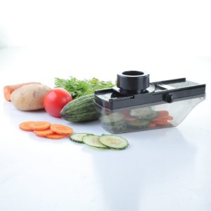 PLASTIC VEGETABLE SLICER CUTTER COLOUR BLACK