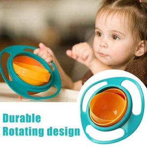 360DEGREE ROTATING BABY BOWL FOR SERVING FOOD TO KIDS AND TODDLERS