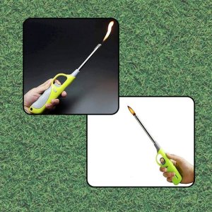 MULTICOLORED REFILLABLE PLASTIC FLAME & GAS LIGHTER