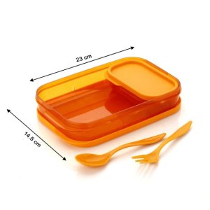 PREMIUM KIDS' LUNCH BOX FOR SCHOOL AND PICNIC WITH INCLUDED SPOON AND FORK