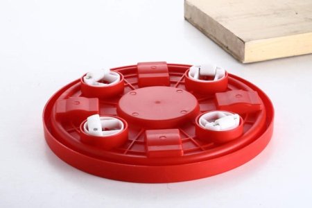 PORTABLE GAS CYLINDER TROLLEY STAND WITH SMOOTHROLLING WHEELS