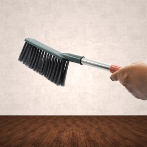 Ultimate 17Inch Stainless Steel Sofa Cleaner Brush: Your NonSlip Dust Busting Companion for Carpets Furniture and More!