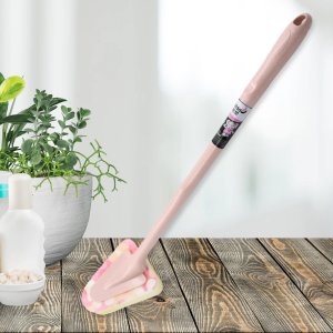Triangular Sponge Kitchen and Bathroom Cleaning Brush with Handle  Versatile Cleaning Supplies for Kitchen Dining and Bar Areas