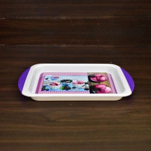 COMPACT PLASTIC TRAY FOR KITCHEN AND GENERAL USE
