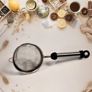 STAINLESS STEEL STRAINER FOR SOUP JUICE AND TEA