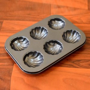 NONSTICK 6SLOT MUFFIN CUPCAKE AND PANCAKE BAKING MOLDS TRAY