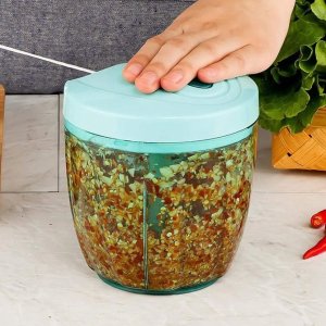 Handy Vegetable Chopper with 6 Blades for effortlessly Chopping Vegetables and Fruits for Your Kitchen 1000ml XL