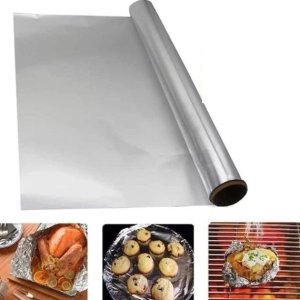 HIGHQUALITY FOODGRADE ALUMINUM FOIL ROLL  72 METERS 1 ROLL