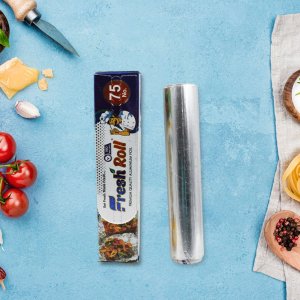 PREMIUM QUALITY ALUMINUM FOIL ROLL  295MM WIDTH 1 ROLL