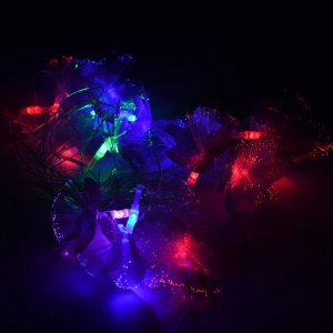 Blossom Brilliance: 13Foot Flower Design LED String Lights for Diwali Weddings and Festive Home Decor  Indoor and Outdoor Magic in MultiColor Splendor