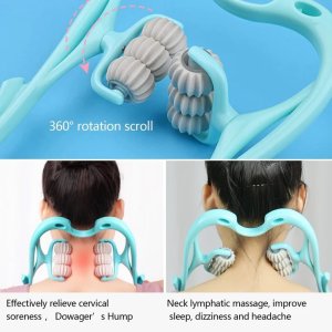 Portable Neck and Shoulder Massager for Men and Women Provides Back and Waist Relief 1 Piece