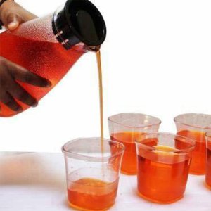 UNBREAKABLE PLASTIC LEMON JUICE JUG SET WITH 6 TRANSPARENT GLASSES