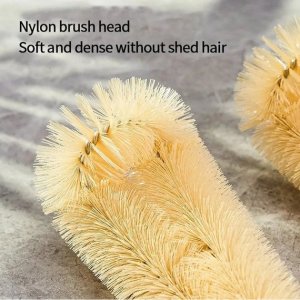 LONGHANDLED BOTTLE BRUSH WITH CURVED HEAD FOR SMART CLEANING