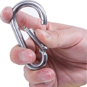 DURABLE 304 STAINLESS STEEL KEYCHAIN WITH SWING CONNECTOR