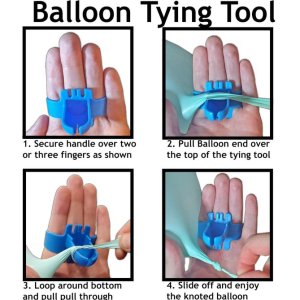 BALLOON TYING TOOL FOR QUICK KNOTTING   ESSENTIAL ACCESSORIES FOR EVERY PARTY DECORATIONS