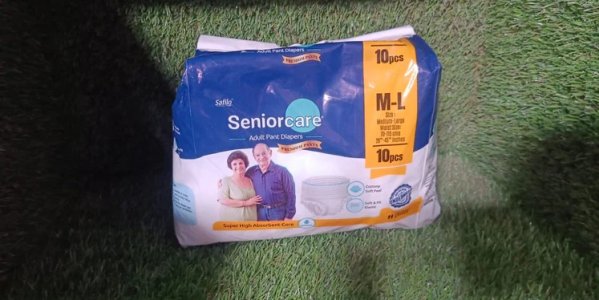 MediumLarge Senior Care Adult PullUp Diaper Pants  Waist Size Range: 70115 cm 2845 inches  10Pack Adult Diapers ML Size