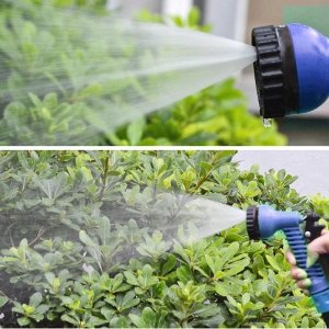 "Expandable 50ft Garden Hose with Spray Gun  Ideal for Washing Cars and Bikes"